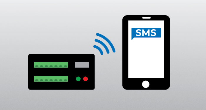 data logger communicating with cell phone via SMSSend()